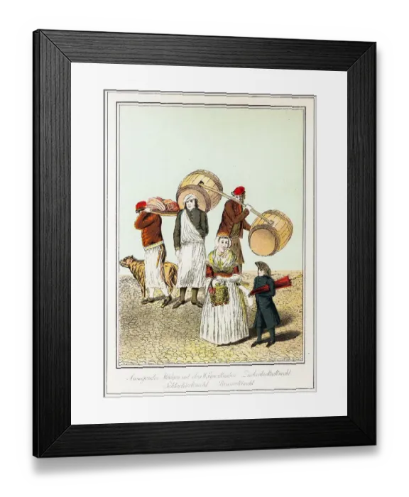 Framed Print : Funny old Hamburg, girl, orphan Framed Print : Funny old Hamburg, girl, orphan