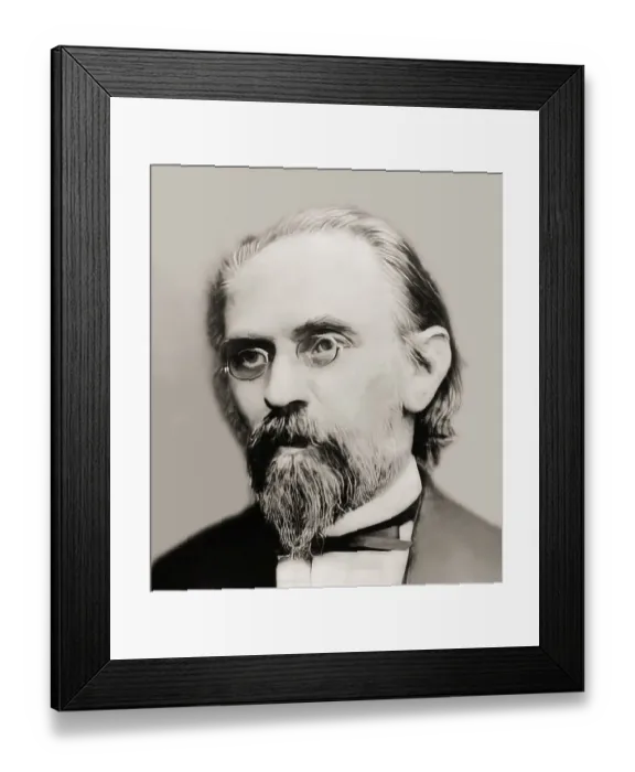 Framed Print : Richard August Carl Emil Erlenmeyer Framed Print : Richard August Carl Emil Erlenmeyer