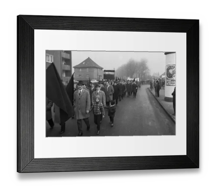 Framed Print : With black flags Framed Print : With black flags