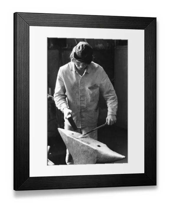 Framed Print : In the training workshop of Hoesch AG in Dortmund Framed Print : In the training workshop of Hoesch AG in Dortmund