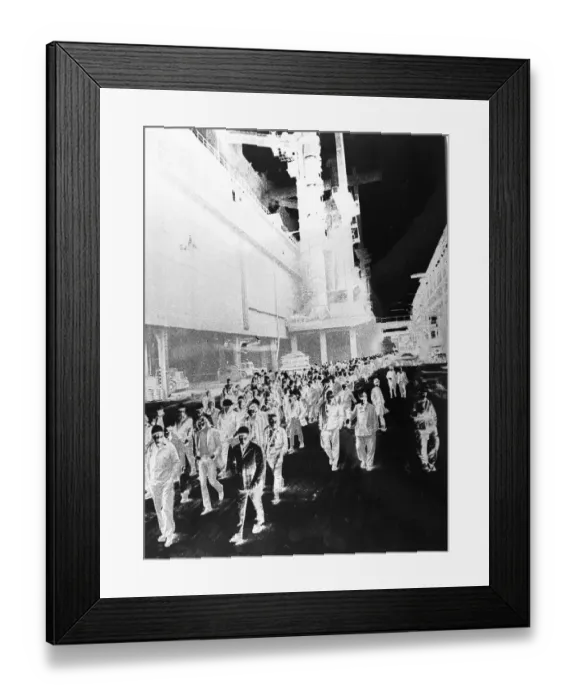 Framed Print : Pictures from the Ruhr area. The alienation is intentional Framed Print : Pictures from the Ruhr area. The alienation is intentional