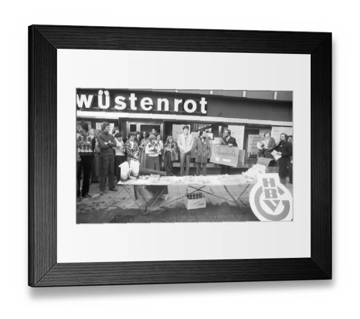 Framed Print : The trade union Handel, Banken