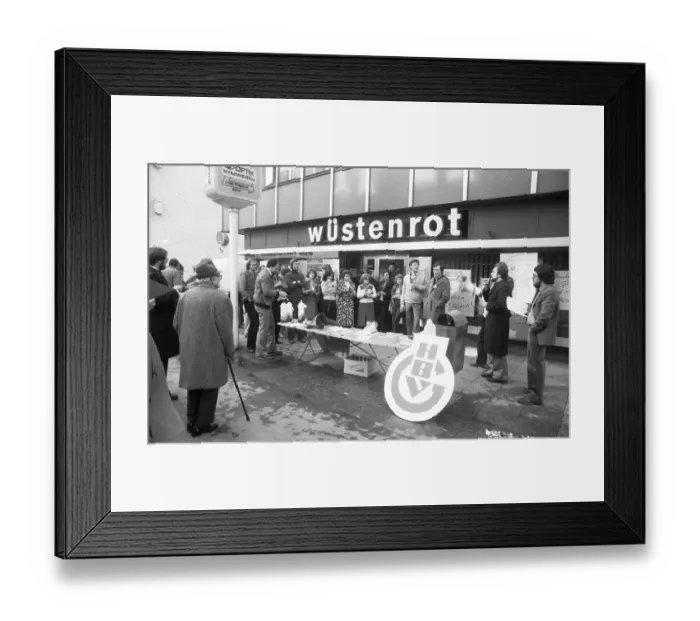 Framed Print : The trade union Handel, Banken