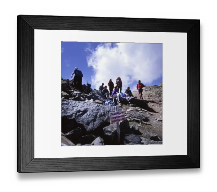 Framed Print : AUT, Austria, Matrei: For mountain hikers Framed Print : AUT, Austria, Matrei: For mountain hikers