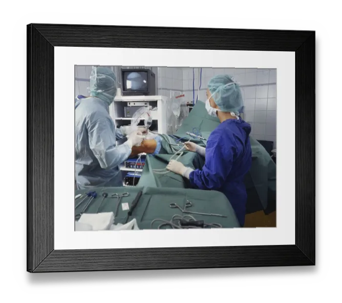 Framed Print : Various photos from the field of medicine Framed Print : Various photos from the field of medicine