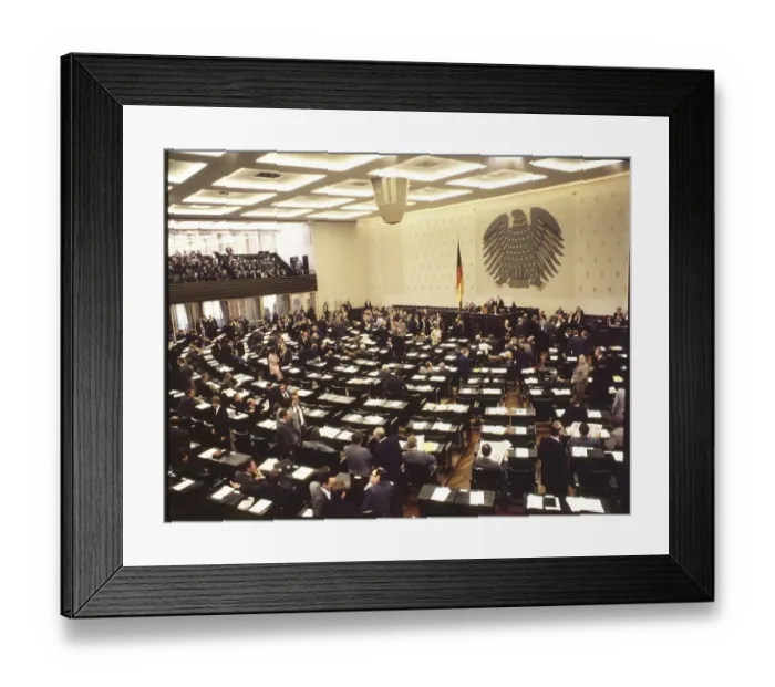 Framed Print : DEU, Germany, Dortmund: Personalities from politics