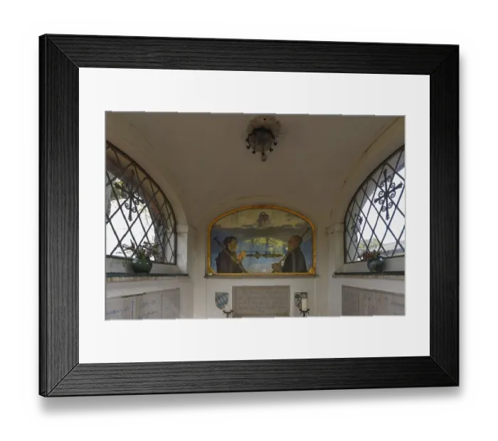 Framed Print : Devotional chapel on Fraueninsel
