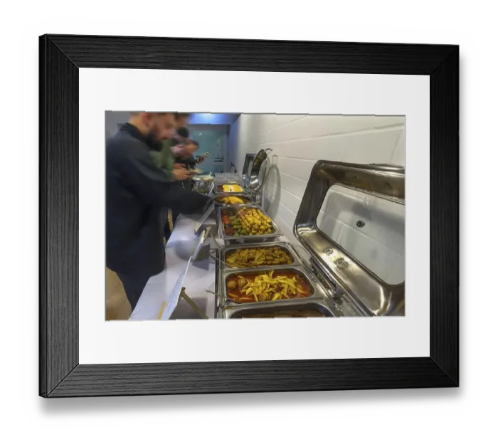 Framed Print : Persian buffet at a party, Bavaria Framed Print : Persian buffet at a party, Bavaria