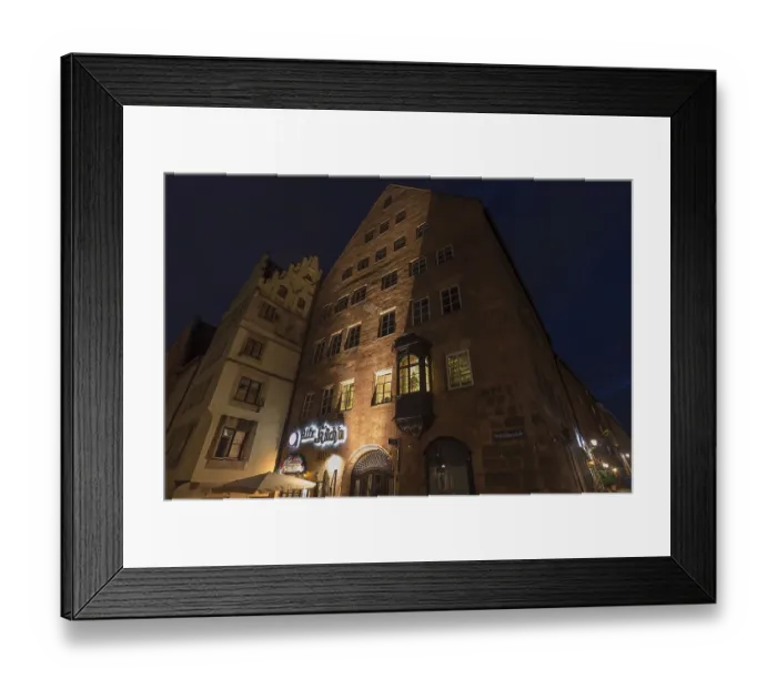 Framed Print : Historic town house 15th century