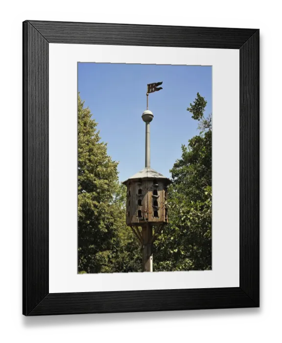Framed Print : Old dovecote from 1894, Franconian Open Air Museum Bad Windsheim