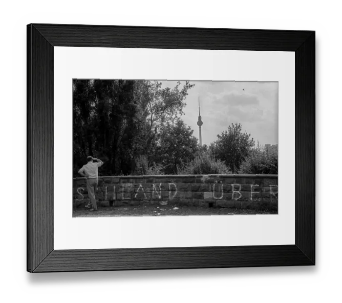 Framed Print : Germany, Berlin, 25 June 1991, Volkspark Friedrichshain
