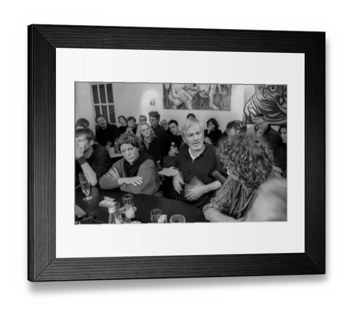 Framed Print : Germany, Berlin, 15.02.1991, round table discussion Experience with censorship Framed Print : Germany, Berlin, 15.02.1991, round table discussion Experience with censorship