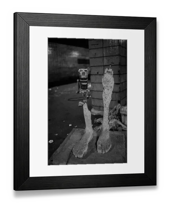 Framed Print : GDR, Berlin, 17 June 1990, Oranienburger Strasse S-Bahn station