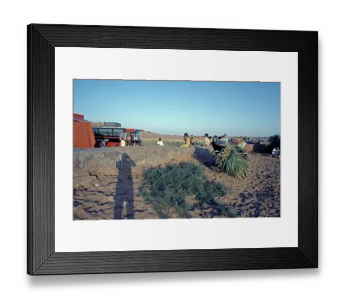 Framed Print : People, coach, Rotel-Tours stand Framed Print : People, coach, Rotel-Tours stand