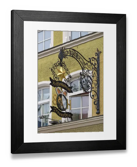 Framed Print : Nose sign from the Hofbraeuhaus