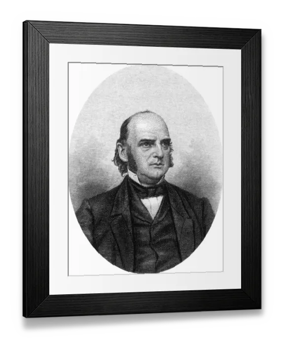 Framed Print : Engraving of Alexander Williams Randall (October 31) Framed Print : Engraving of Alexander Williams Randall (October 31)