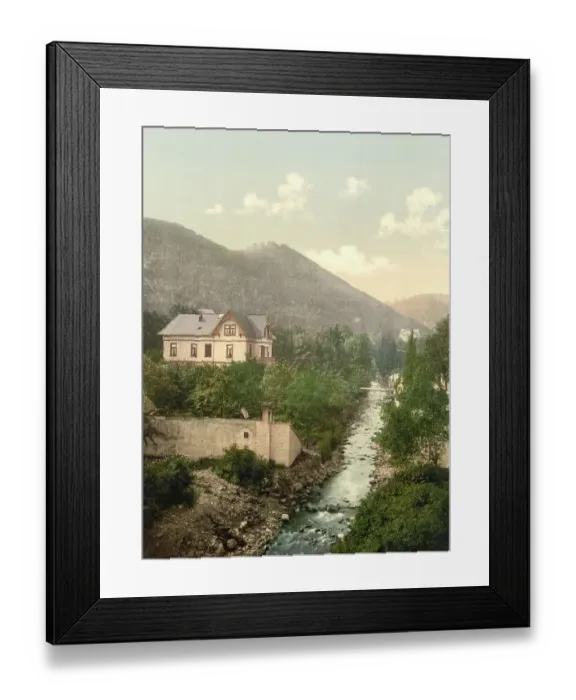 Framed Print : Bad Harzburg im Harz, Lower Saxony