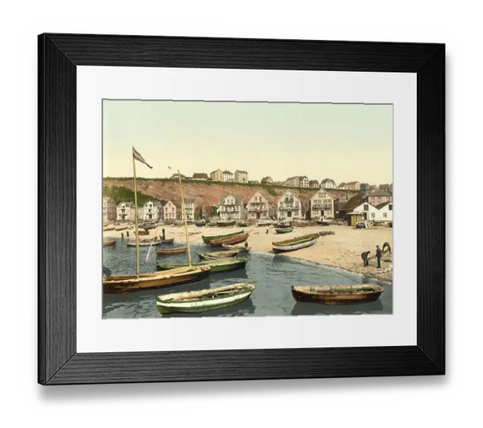 Framed Print : The eastern beach of Helgoland