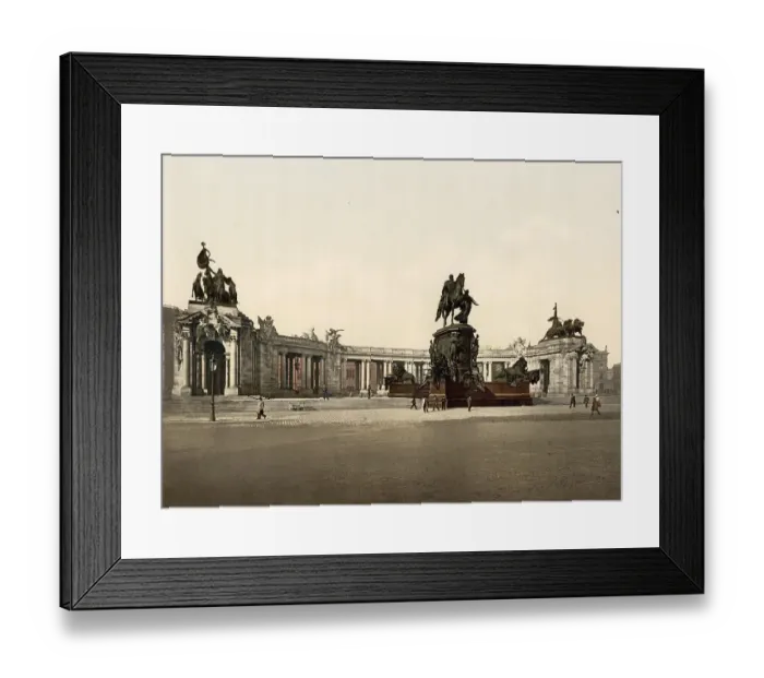 Framed Print : The Kaiser Wilhelm Monument in Berlin Framed Print : The Kaiser Wilhelm Monument in Berlin