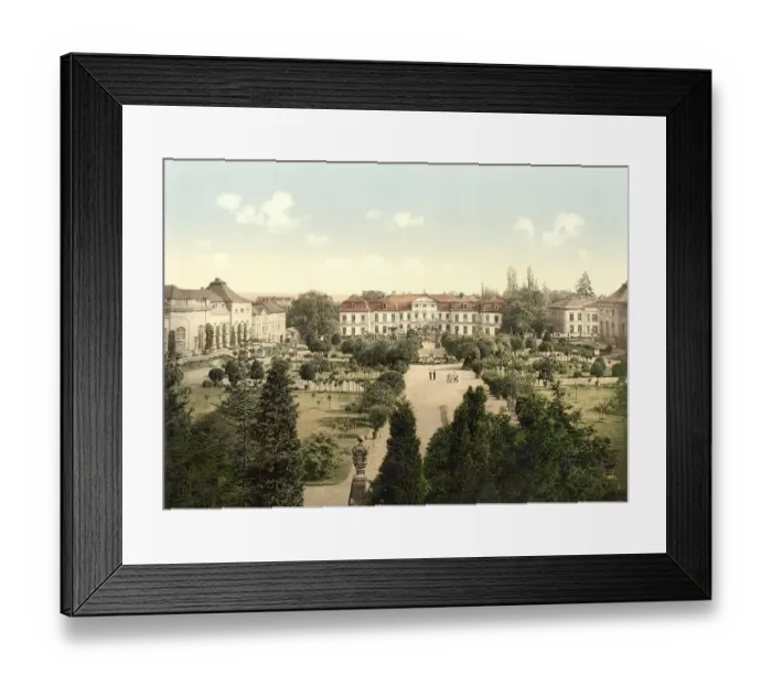 Framed Print : Park and Orangery in Gotha, Thuringia