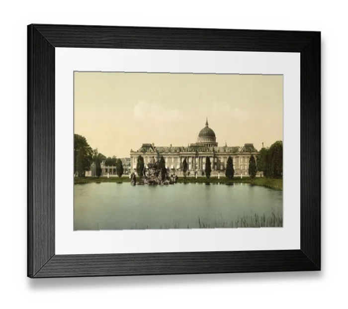 Framed Print : City Palace with Lake and Neptum Group in Potsdam