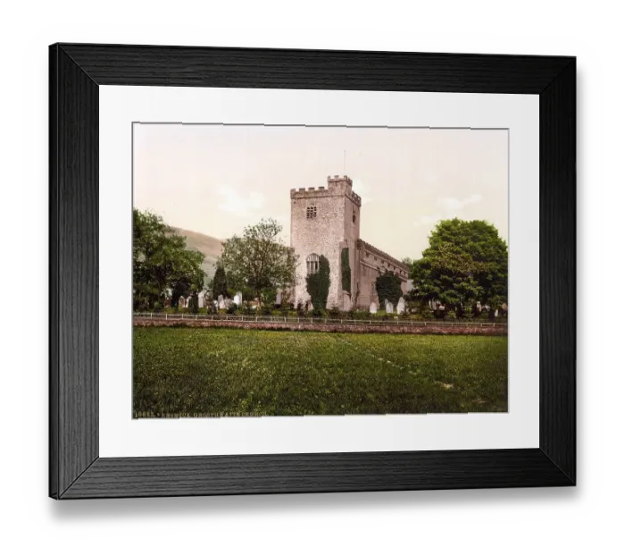 Framed Print : Derwentwater, Keswick, Crosthwaite church Framed Print : Derwentwater, Keswick, Crosthwaite church