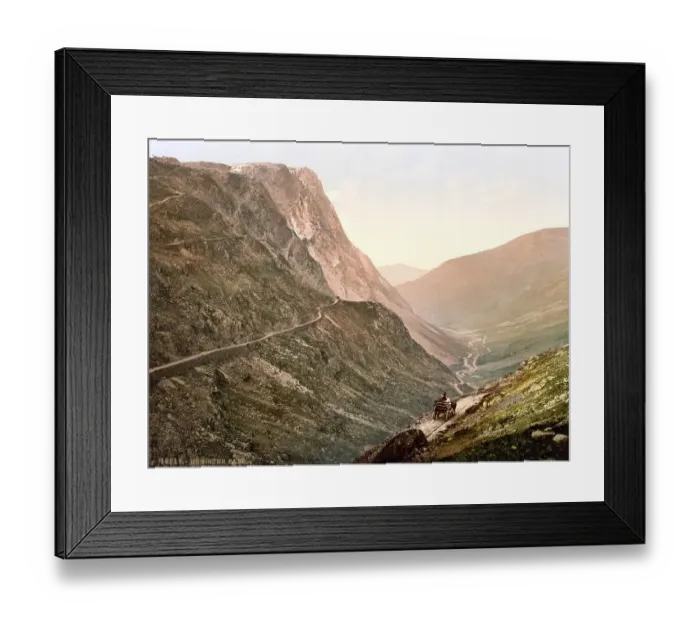 Framed Print : Honister Pass or Honister Hause is a mountain pass in the Lake District Framed Print : Honister Pass or Honister Hause is a mountain pass in the Lake District