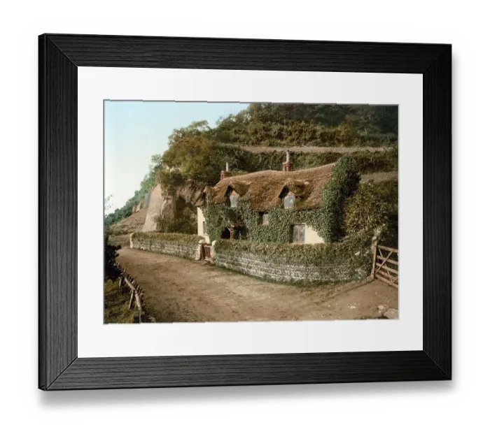 Framed Print : Swiss cottage, Old Maid's cottage from 1765 Framed Print : Swiss cottage, Old Maid's cottage from 1765