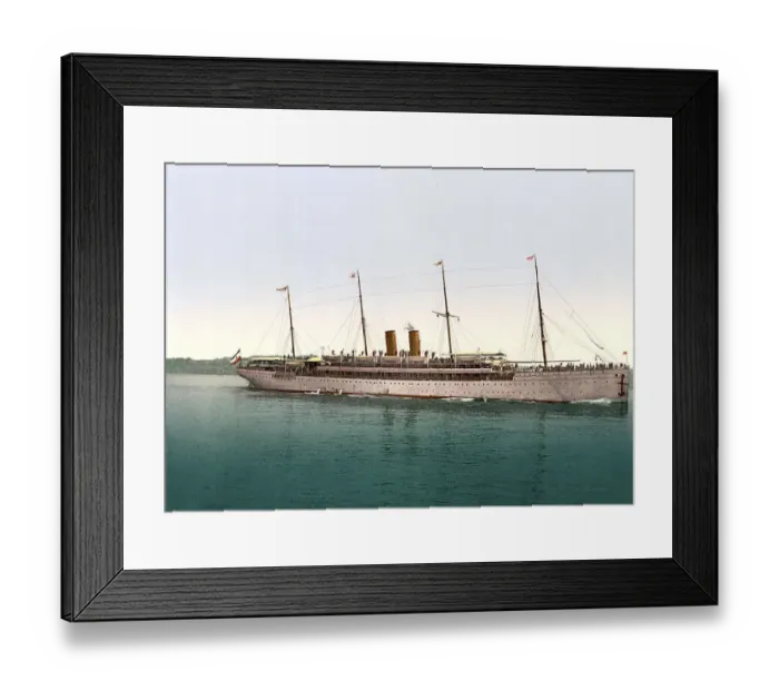 Framed Print : Imperial mail steamer Kaiser Wilhelm II