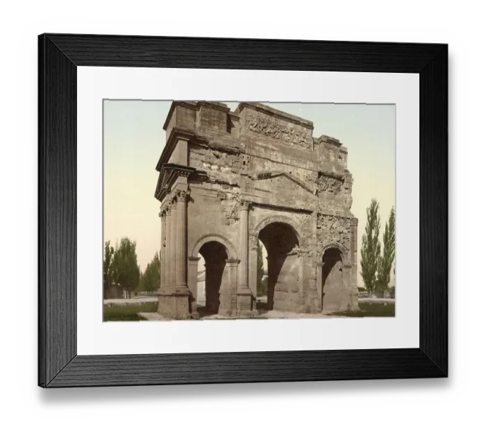Framed Print : Orange. Arc de Triomphe Romain Framed Print : Orange. Arc de Triomphe Romain