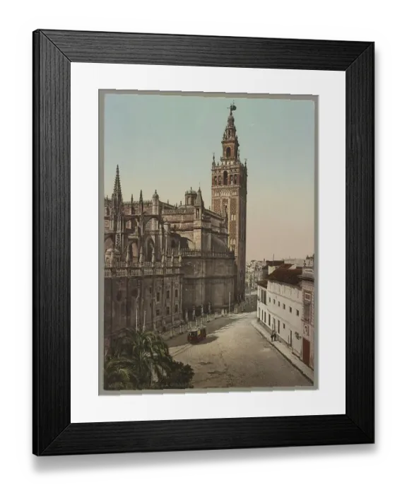 Framed Print : La Giralda, Seville, Andalusia, Spain, c