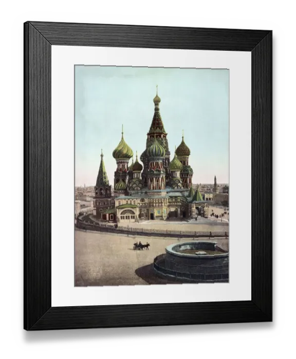 Framed Print : St Basil's Cathedral, Cathedral of Blessed Basil