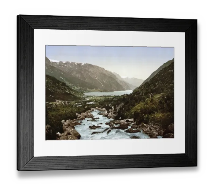 Framed Print : General view towards Odde, Odda