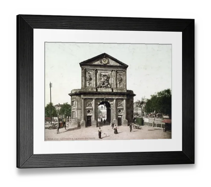 Framed Print : La Porte de Delft, Rotterdam, Holland