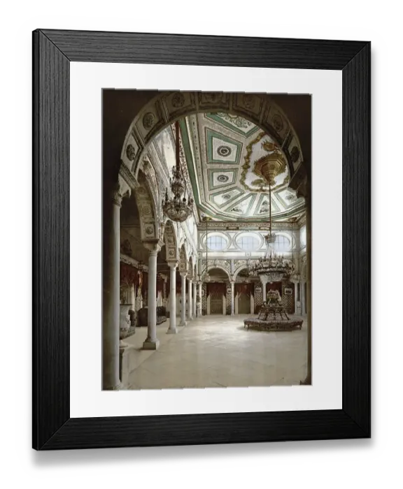 Framed Print : Private Salon, Kasr-el-Said, Tunisia, c