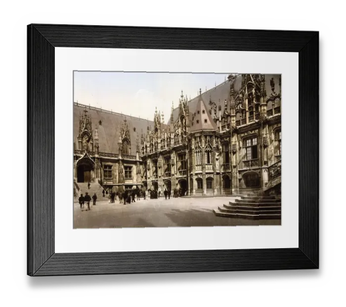 Framed Print : Palace of Justice, Rouen, Normandy