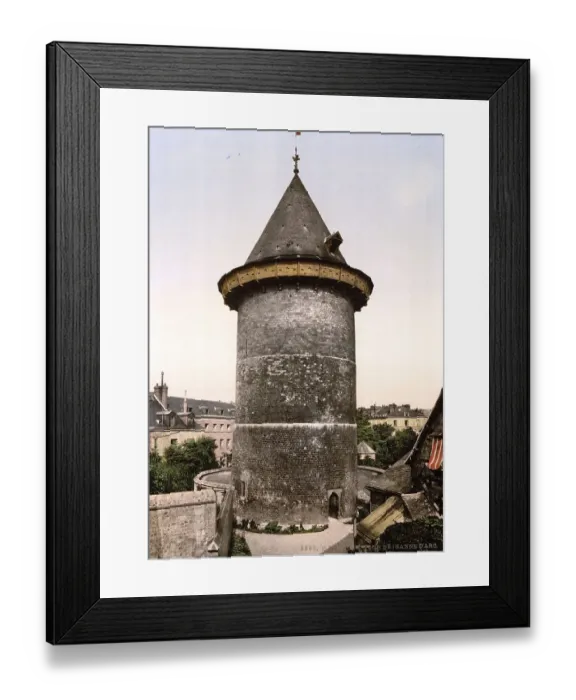 Framed Print : Jeanne d'Arc Tower, Tour Jeanne d'Arc