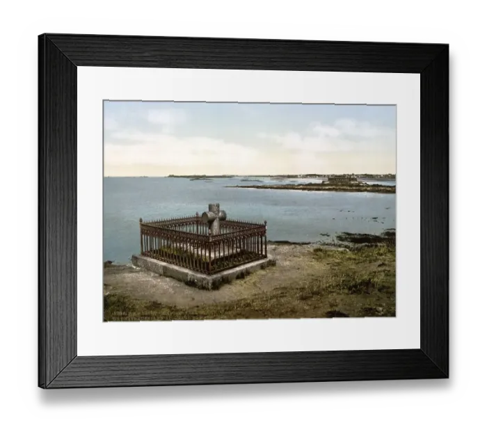 Framed Print : Tomb of Chateaubriand, St. Malo