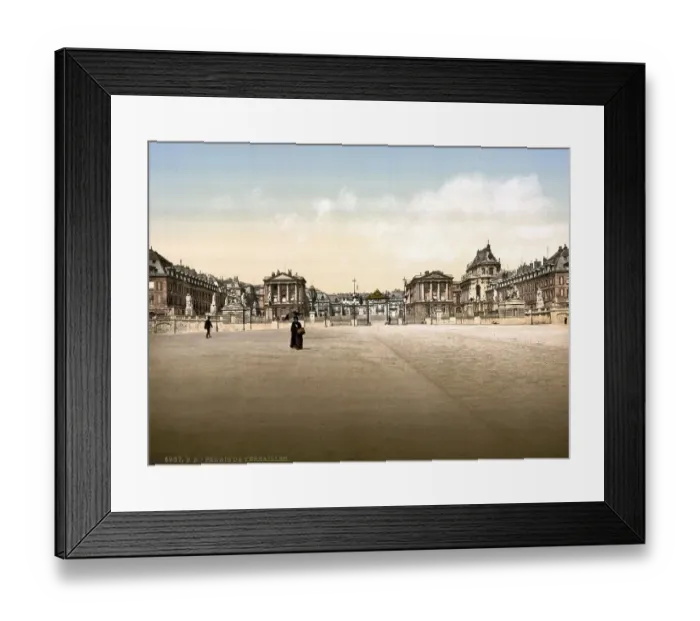 Framed Print : The palace, exterior view, Versailles