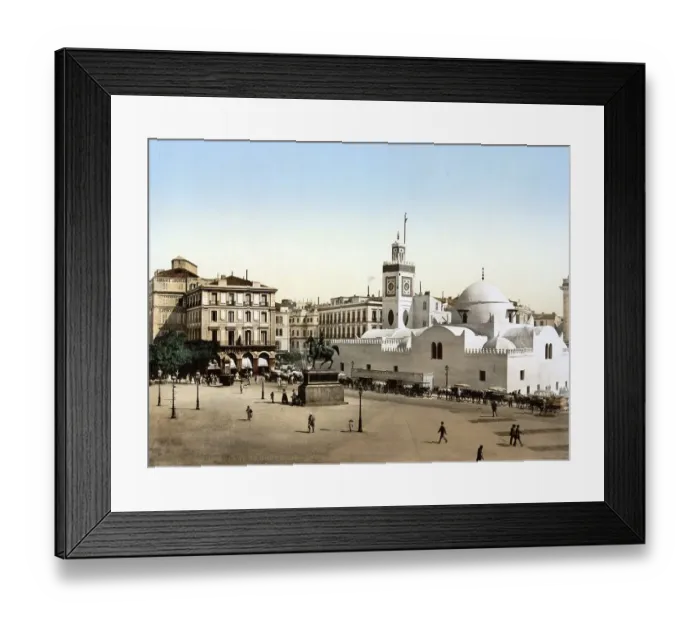 Framed Print : Government building, Algiers, Algeria