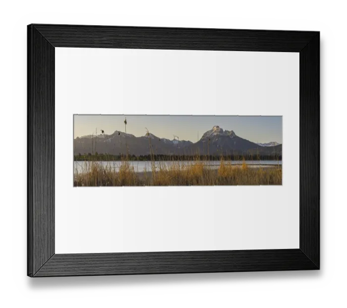 Framed Print : Sunrise, Hopfensee, near Fuessen