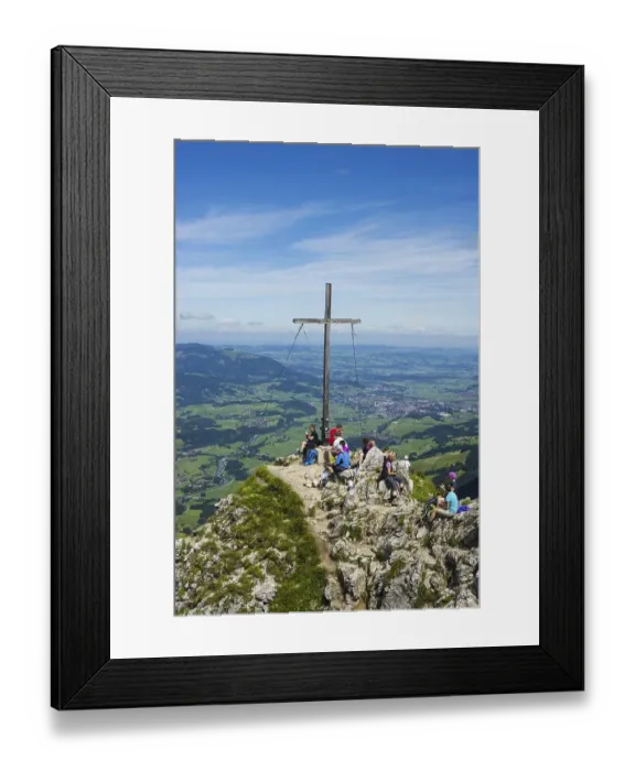 Framed Print : Panorama from the Rubihorn, 1957m