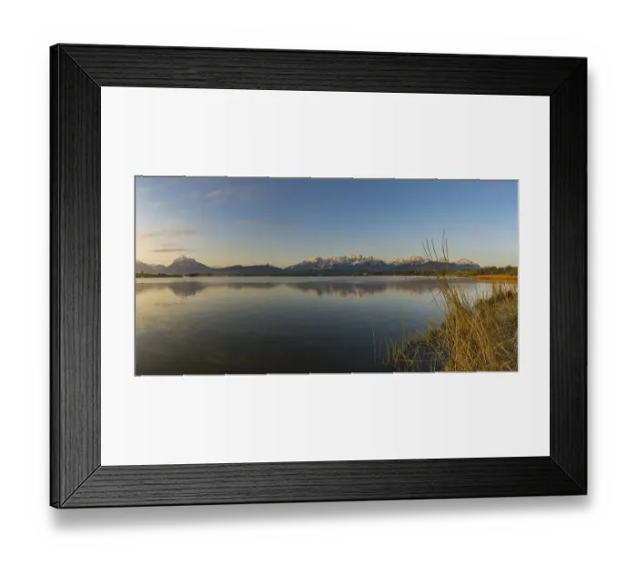 Framed Print : Sunrise, Hopfensee, near Fuessen Framed Print : Sunrise, Hopfensee, near Fuessen