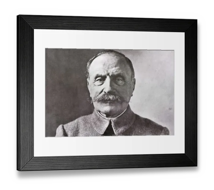 Framed Print : General Foch on March 26, 1917