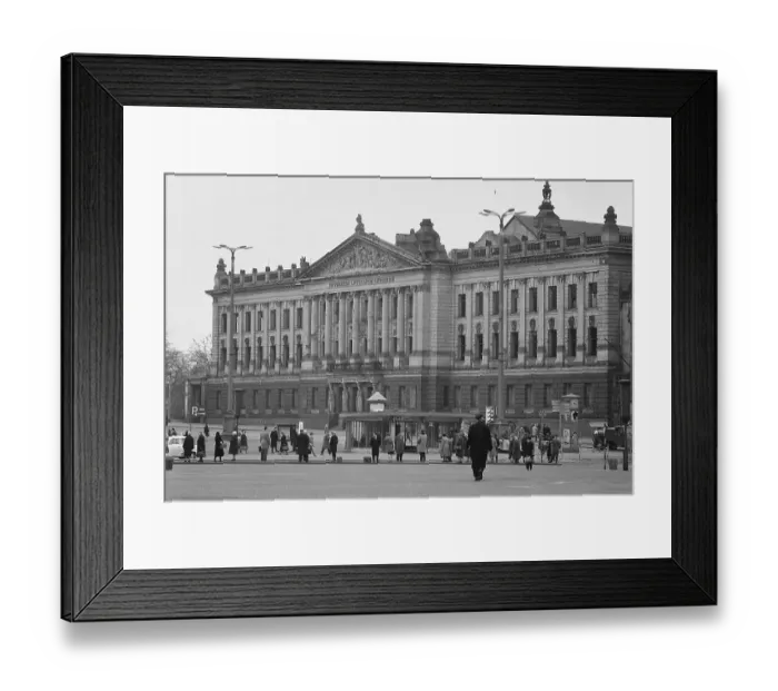 Framed Print : Main building of the university