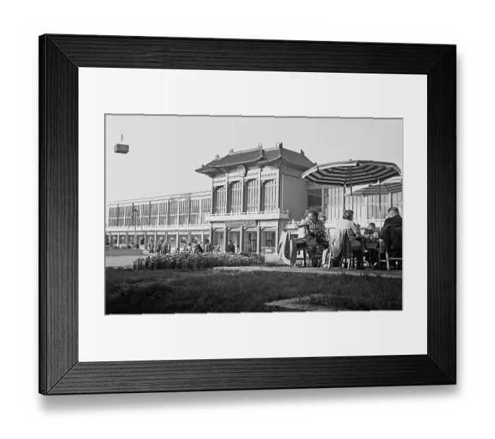 Framed Print : Leipzig Fair, Chinese Pavilion Framed Print : Leipzig Fair, Chinese Pavilion