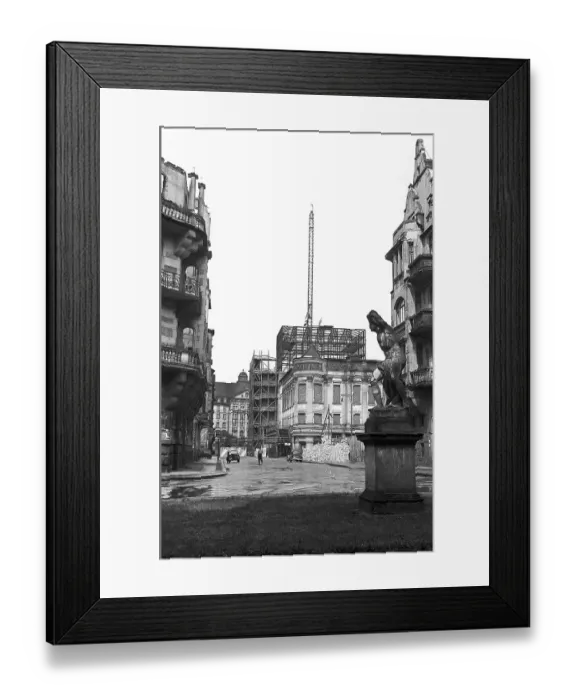 Framed Print : Zentraltheater, ruin, converted into Schauspielhaus