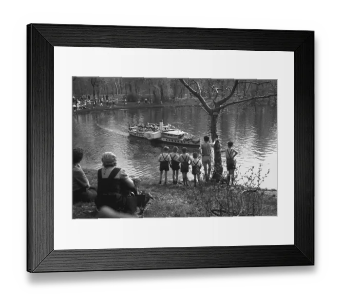 Framed Print : Clara Zetkin Park, 1955, Leipzig