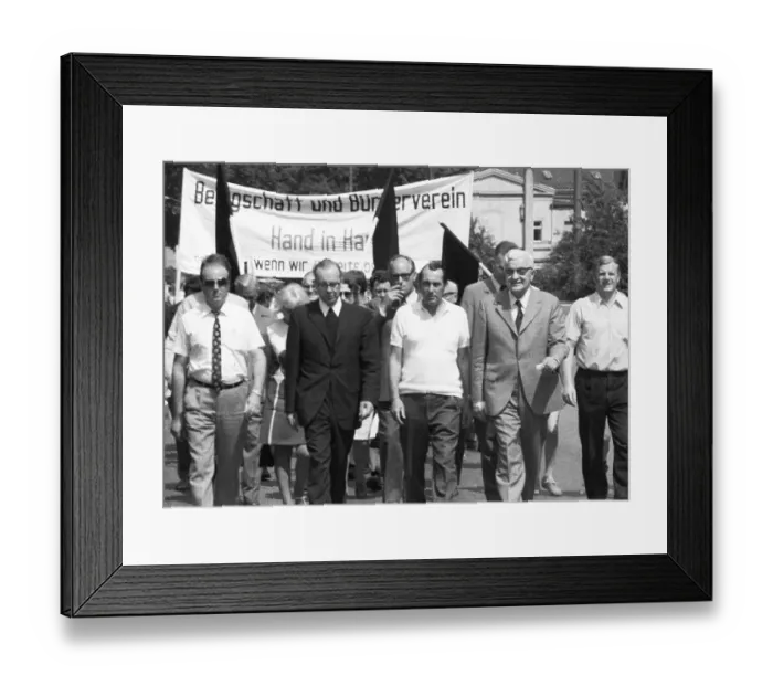 Framed Print : With black flags, mourning and anger