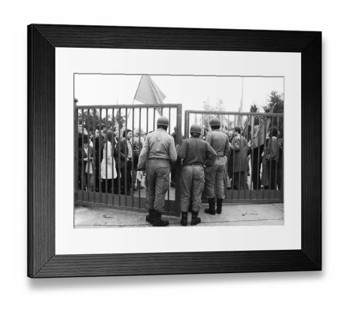 Framed Print : The congress of the DKP-affiliated Socialist German Workers Youth (SDAJ) on 11